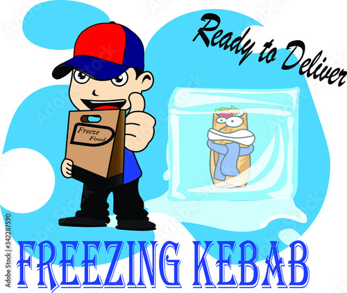 ready to deliver freezing food