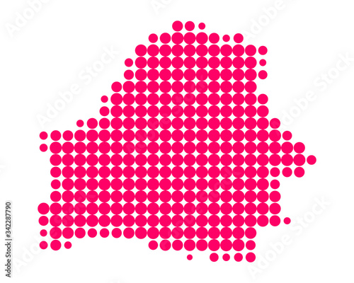 Karte von Weißrussland