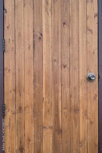 Closeup of Wood Door Background