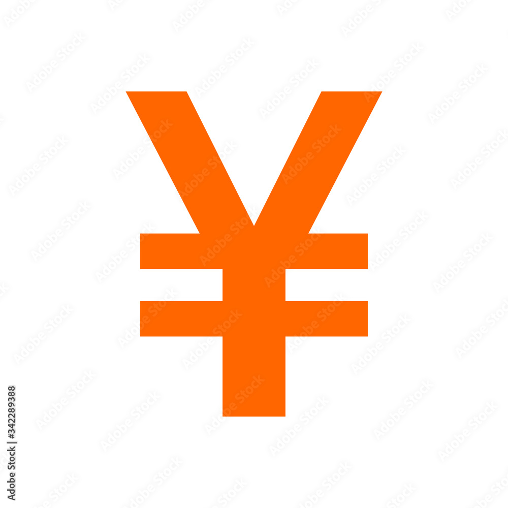 Fototapeta premium Yen und Hintergrund