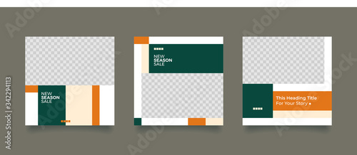 Unique Editable modern Social Media banner Template.Promotional web banner for social media. Elegant sale and discount promo. Fashion and lifestyle blog templates, web banners