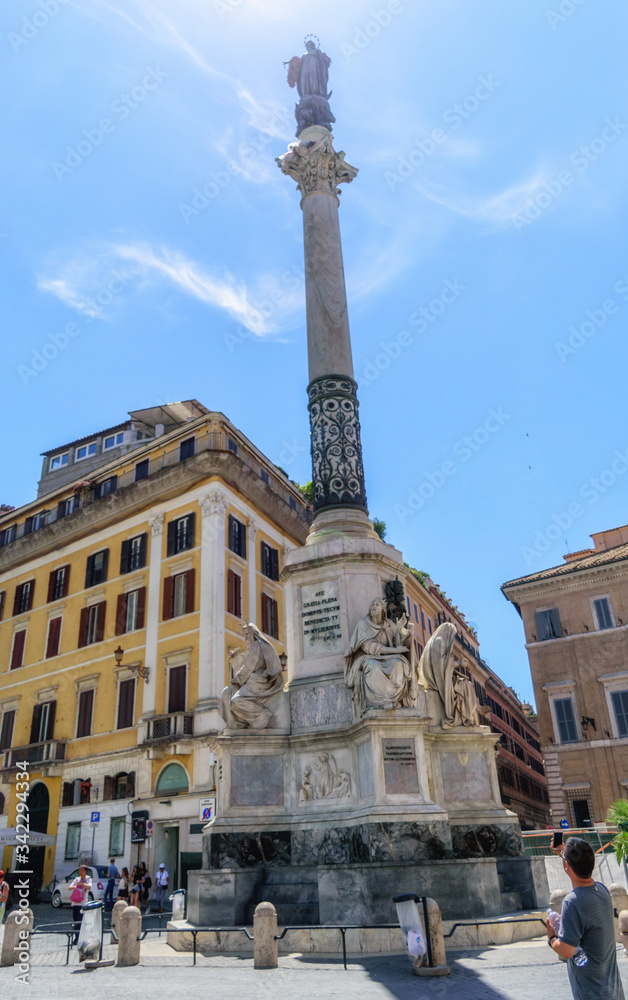 Column of the Immaculate Conception, Rome, Italy
