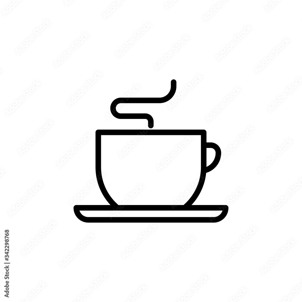 Coffee cup icon. Design template vector Coffee cup icon. Design template vector