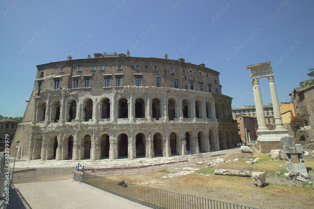 Rome. Marcello's theatre built in the ancient Rome