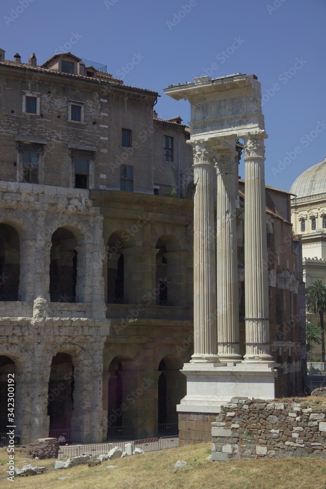 Rome. Marcello's theatre built in the ancient Rome