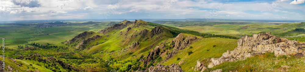 Macin Mountains panorama