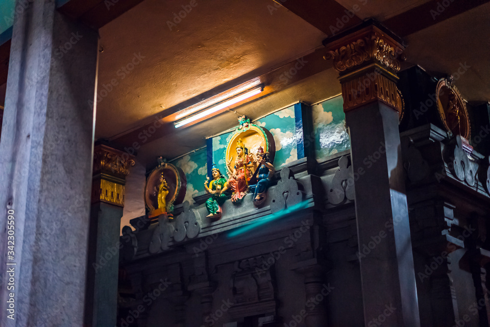 Obraz premium Mariamman Hindu temple or 