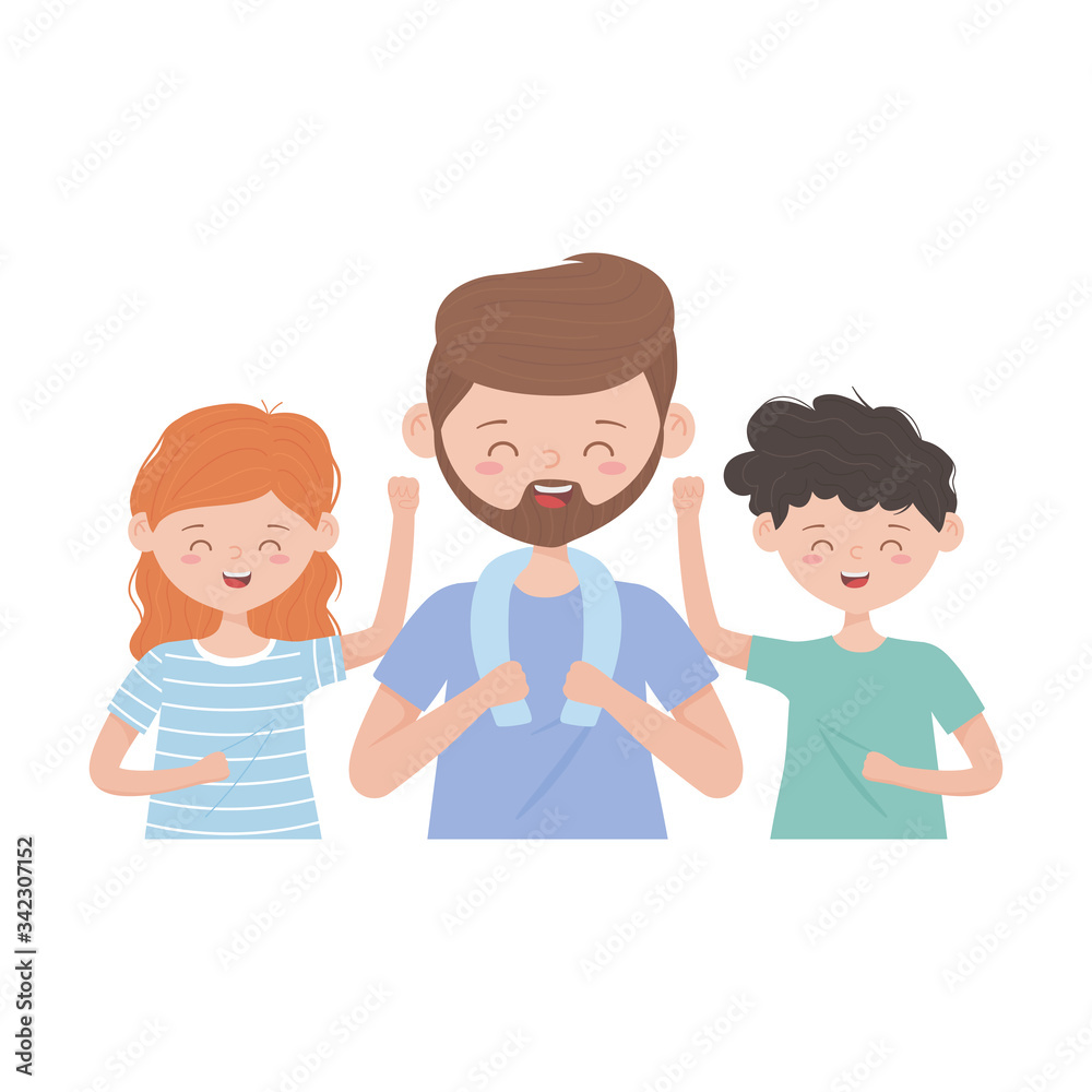 stay at home, happy family together in quarantine stay at home, happy family together in quarantine