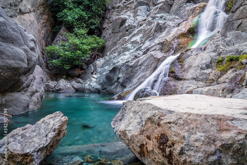 Xiropotamos waterfall © a