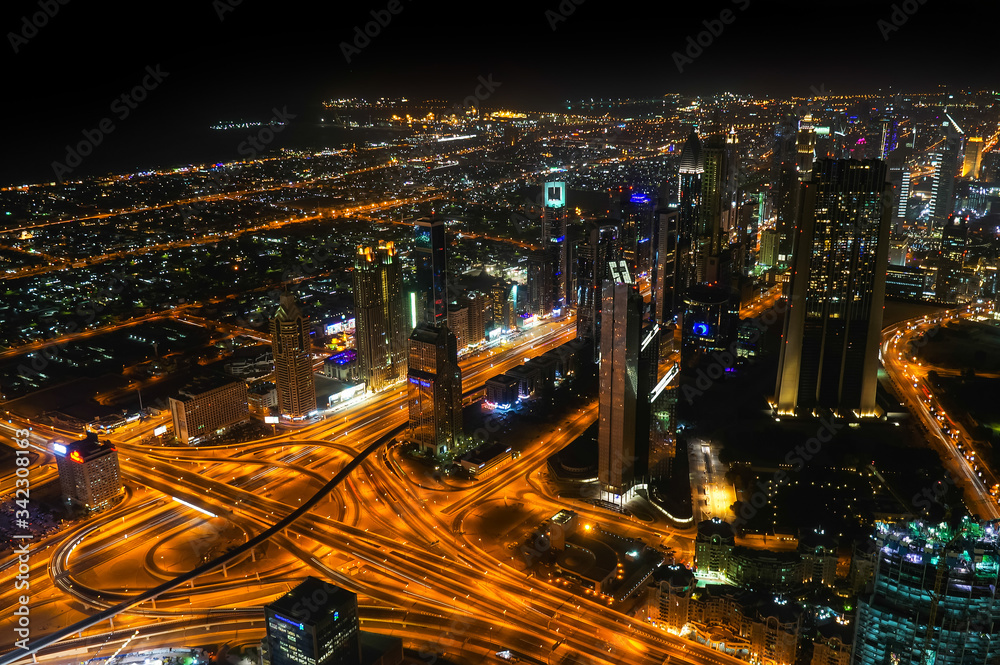 Obraz premium Dubai by night