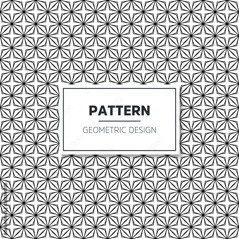 Seamless geometric black and white pattern Seamless geometric black and white pattern