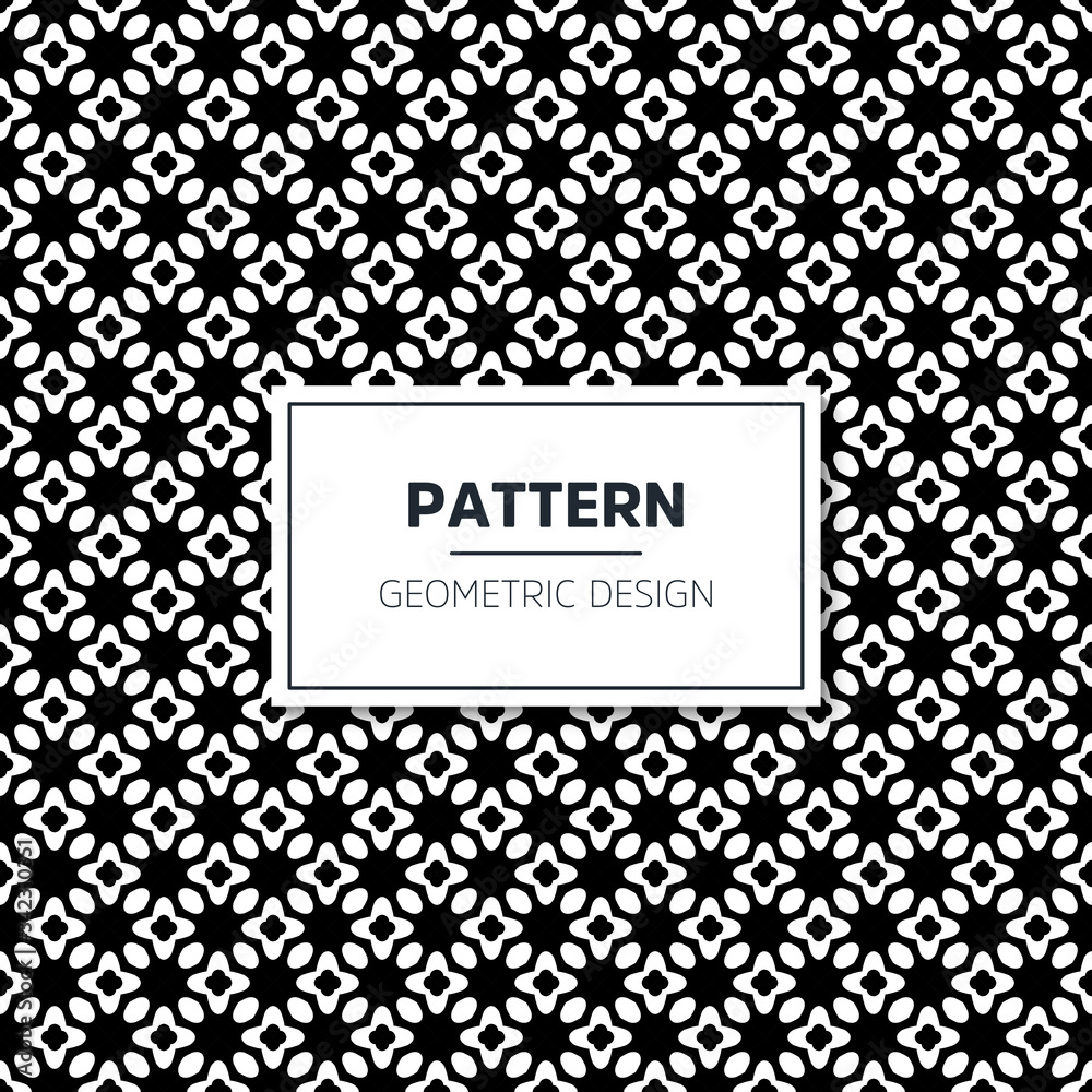 Seamless geometric black and white pattern Seamless geometric black and white pattern