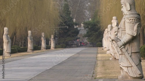 Ming tombs in china statues 