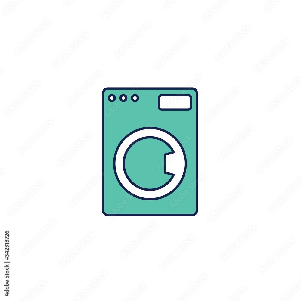 washing machine icon vector illustration design washing machine icon vector illustration design