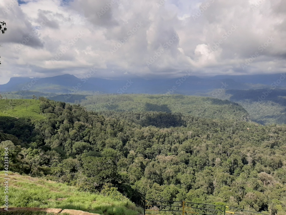 Beautiful Forest, Mountains, dam , tea plants, and sky view from valparai and snehatheeram beach