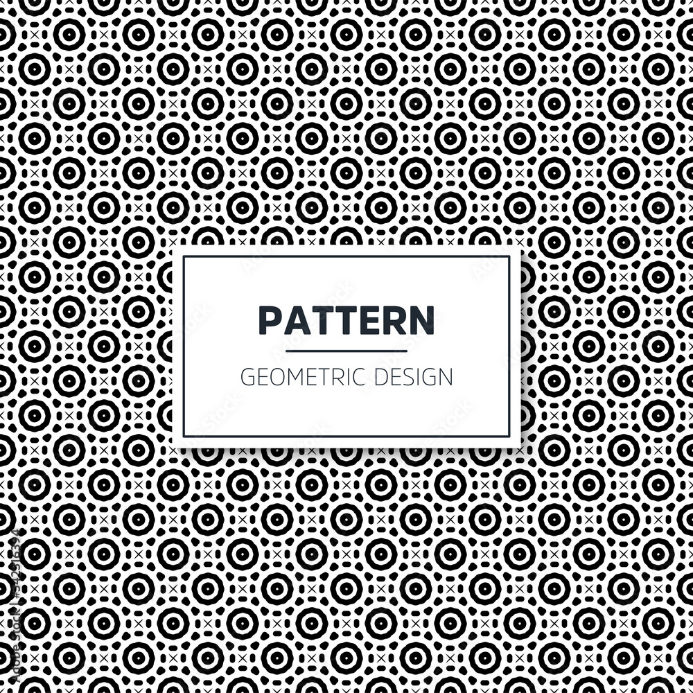 Seamless geometric black and white pattern Seamless geometric black and white pattern