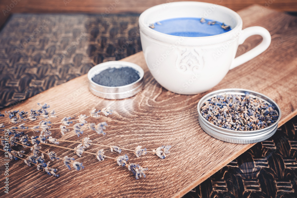 Cup of tea and herbs. Cup of tea and herbs.