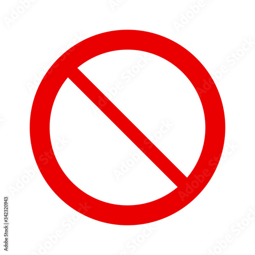 no icon. forbidden sign. ban icon