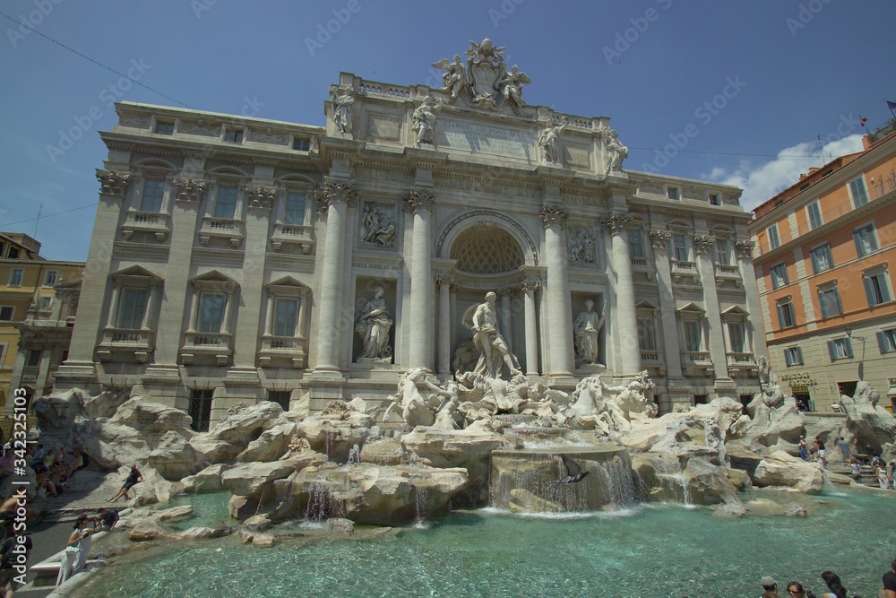Rome. Trevi's fountain
