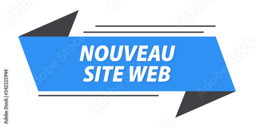 nouveau site web bannière
