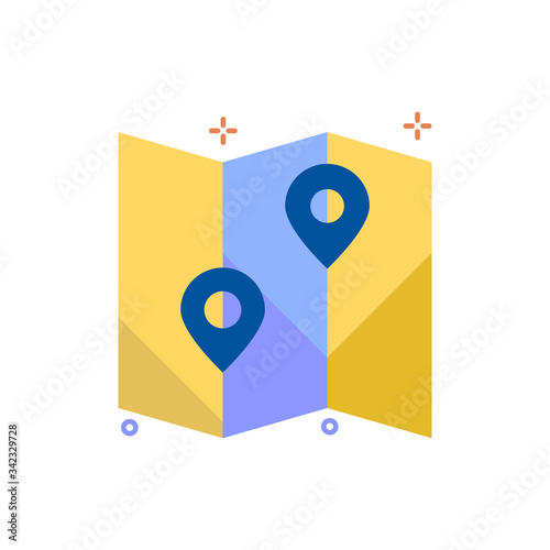Free Download Map Location Vector icon. - GFXLoad