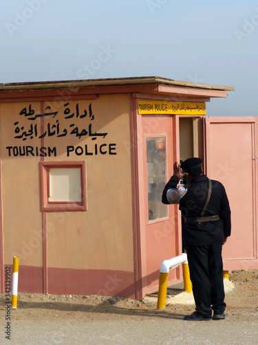 Tourism police in Arabic country photo