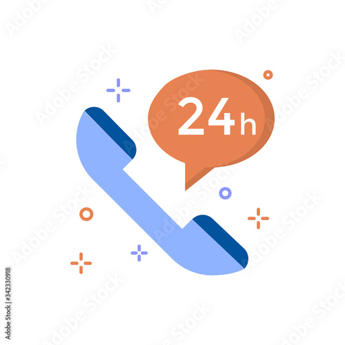 Call Center Vector icon.