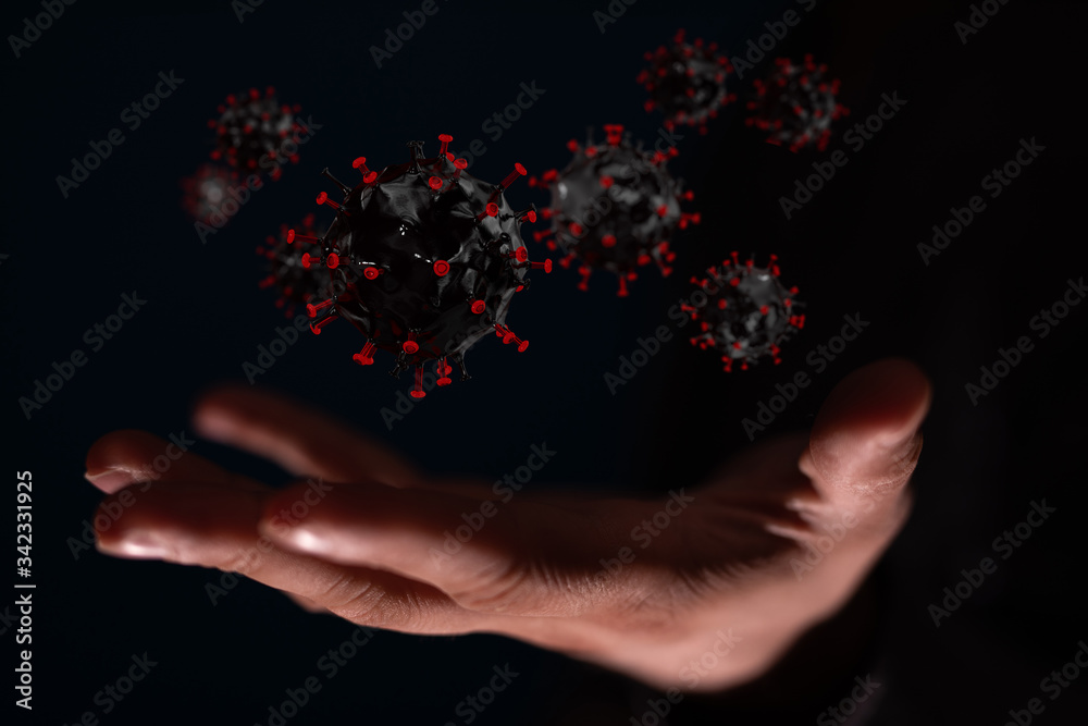 virus. Novel, people Concept quarantine. virus. Novel, people Concept quarantine.