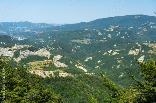 Summer landscape near La Verna, Tuscany