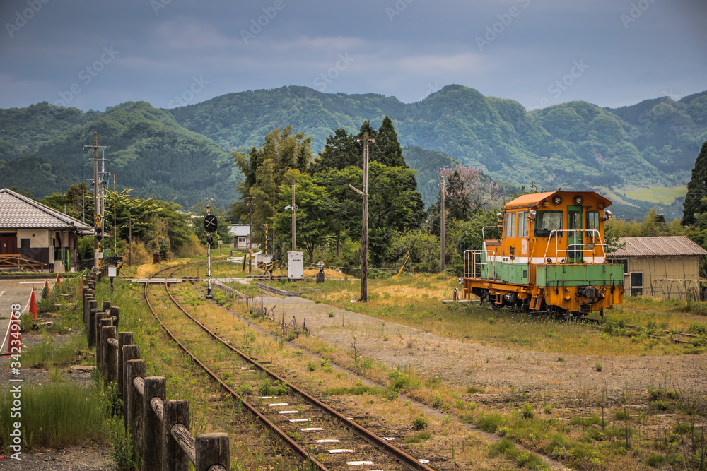 Alte Eisenbahn in Japan