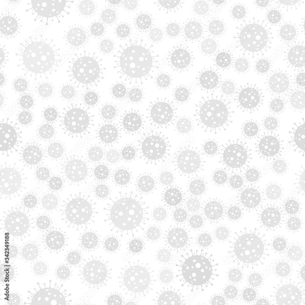 Virus, coronavirus vector seamless background. COVID-19 Virus, coronavirus vector seamless background. COVID-19