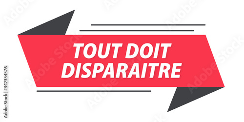tout doit disparaître bannière