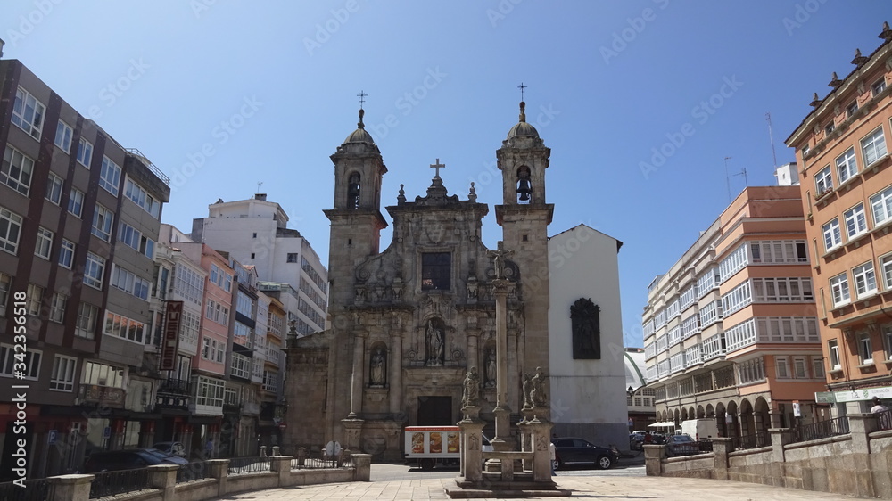 Obraz premium A Coruna is a city on the North of Spain