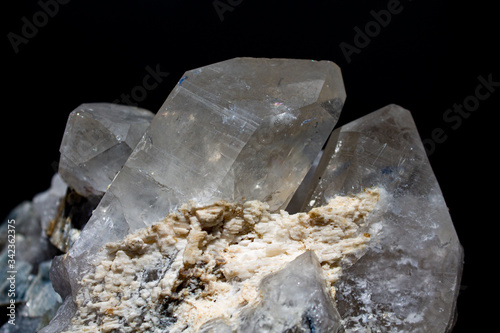 Group of berg-crystal closeup