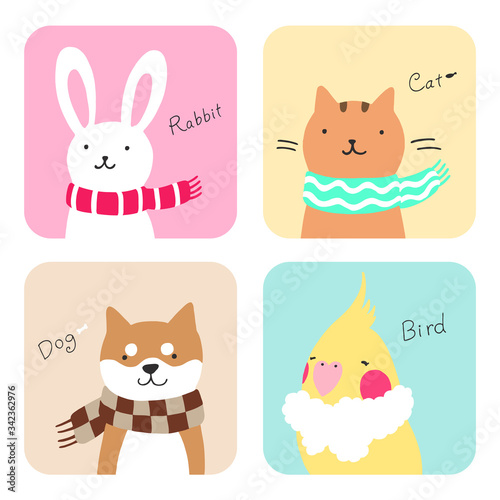 動物　イラスト