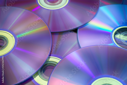 Background of DVDs