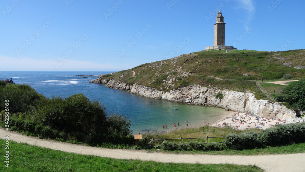 A Coruna is a city on the North of Spain A Coruna is a city on the North of Spain