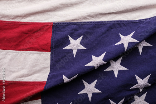 Fototapeta Naklejka Na Ścianę i Meble -  United States of America flag texture