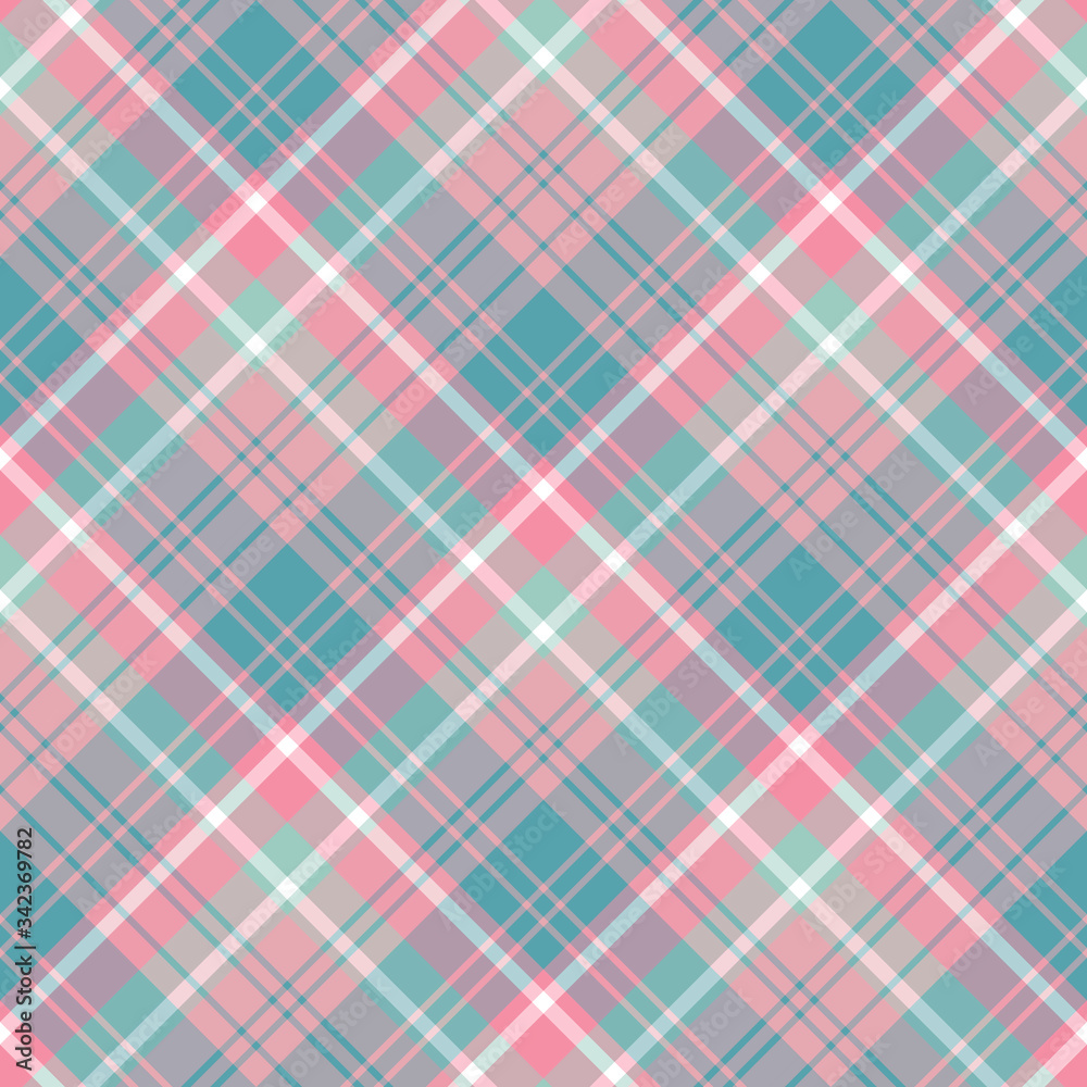 Seamless pattern in interesting evening pink and blue colors for plaid, fabric, textile, clothes, tablecloth and other things. Vector image. 2 Seamless pattern in interesting evening pink and blue colors for plaid, fabric, textile, clothes, tablecloth and other things. Vector image. 2