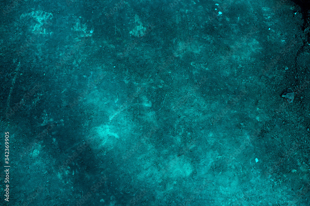 Fototapeta premium Turquoise space. Pink granite texture