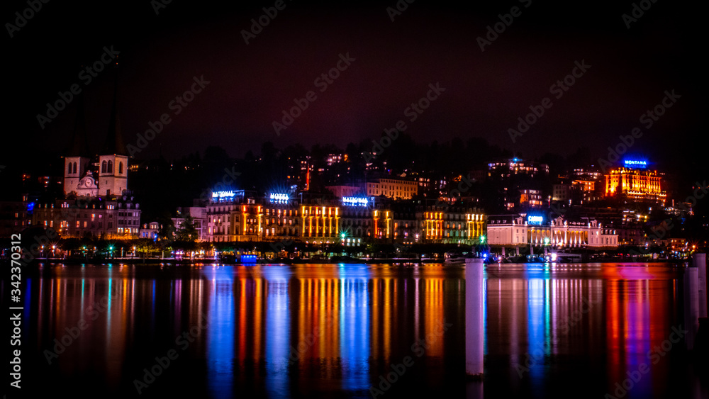 Lucerne by night