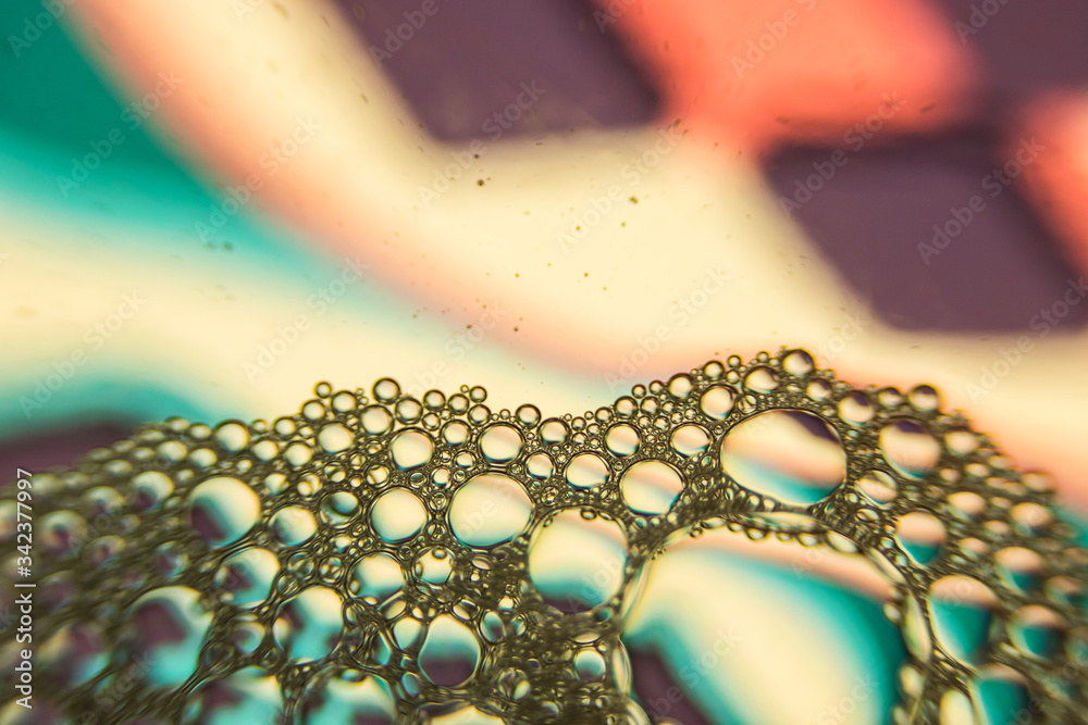 Bubble texture background. Big foam bubbles pattern. Blue ornament of soap spheres. Bubble texture background. Big foam bubbles pattern. Blue ornament of soap spheres.