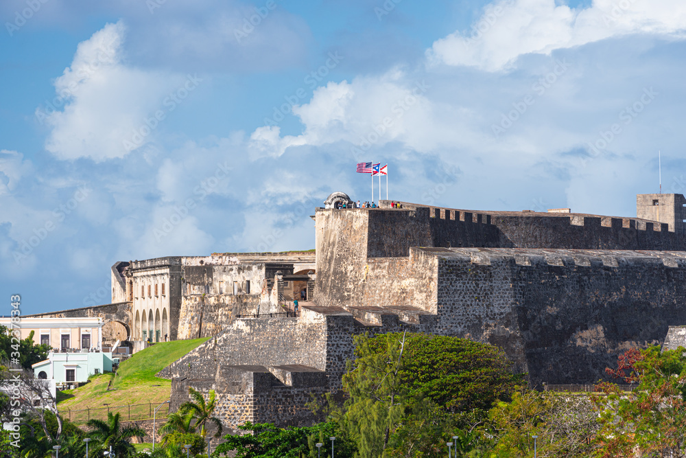 Castillo San Cristobal, San Juan, Puerto Rico.