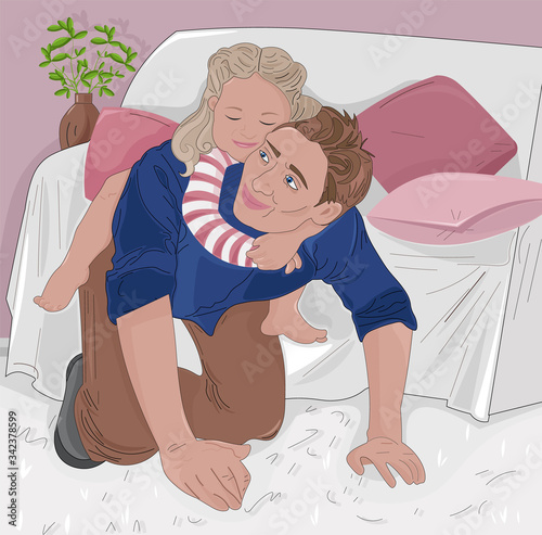 Φωτογραφία Senior woman playing with her nephew in a cozy house near sofa