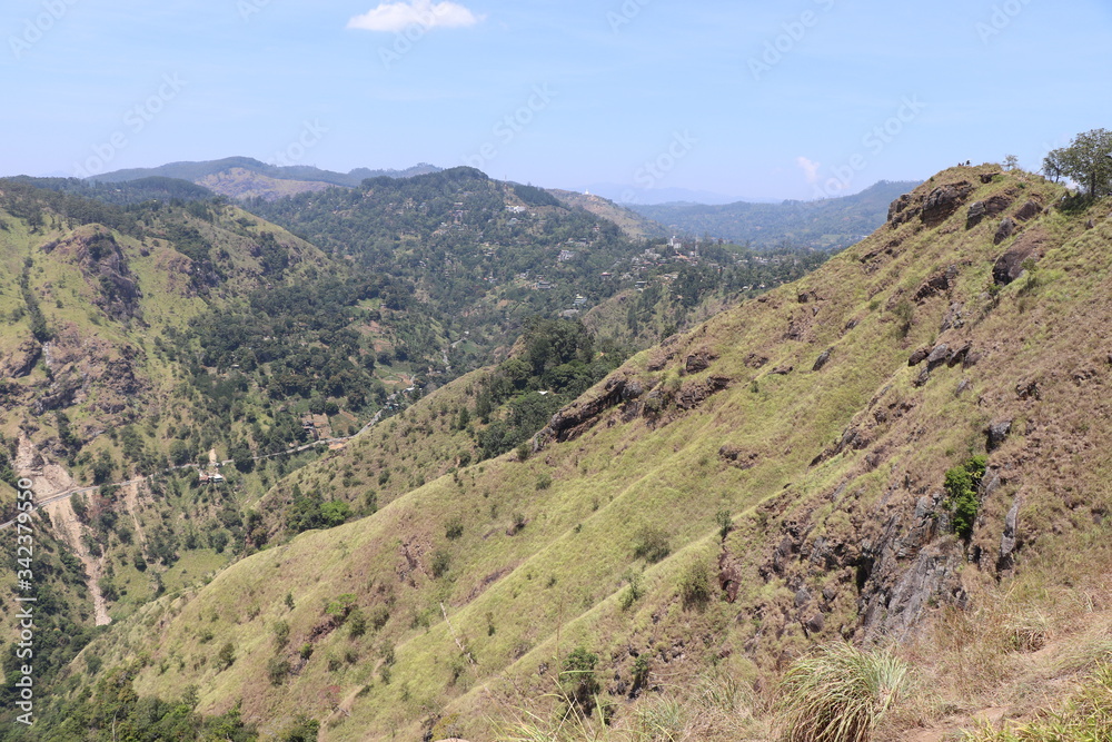 Paysage Little Adam'a Peak Ella Sri Lanka