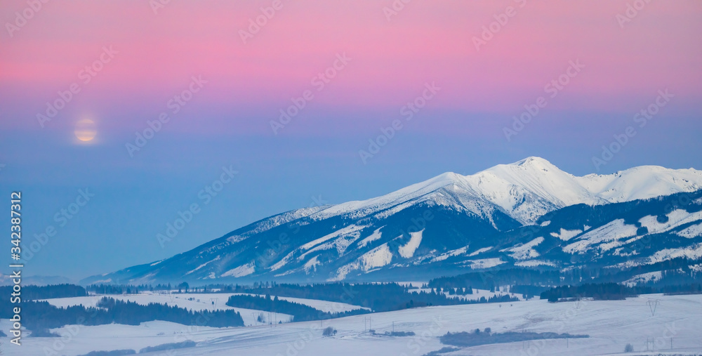Western Tatras (Rohace) in winter time, Slovakia
