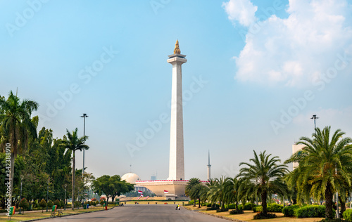 Monas, the National Monument in Jakarta, the capital of Indonesia