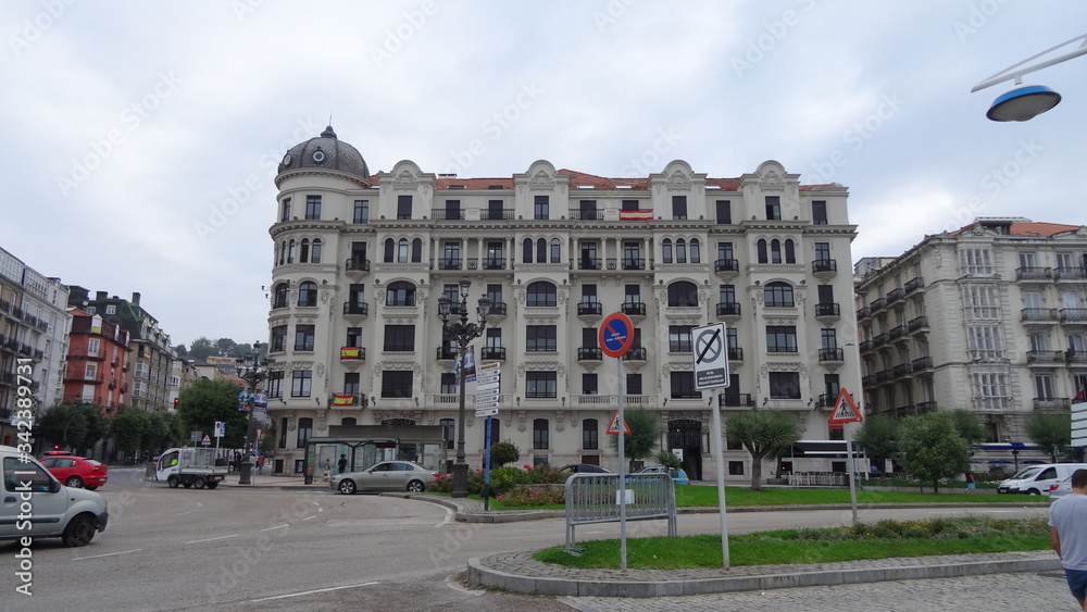 Obraz premium Santander is a very beautiful city in Cantabria, Spain