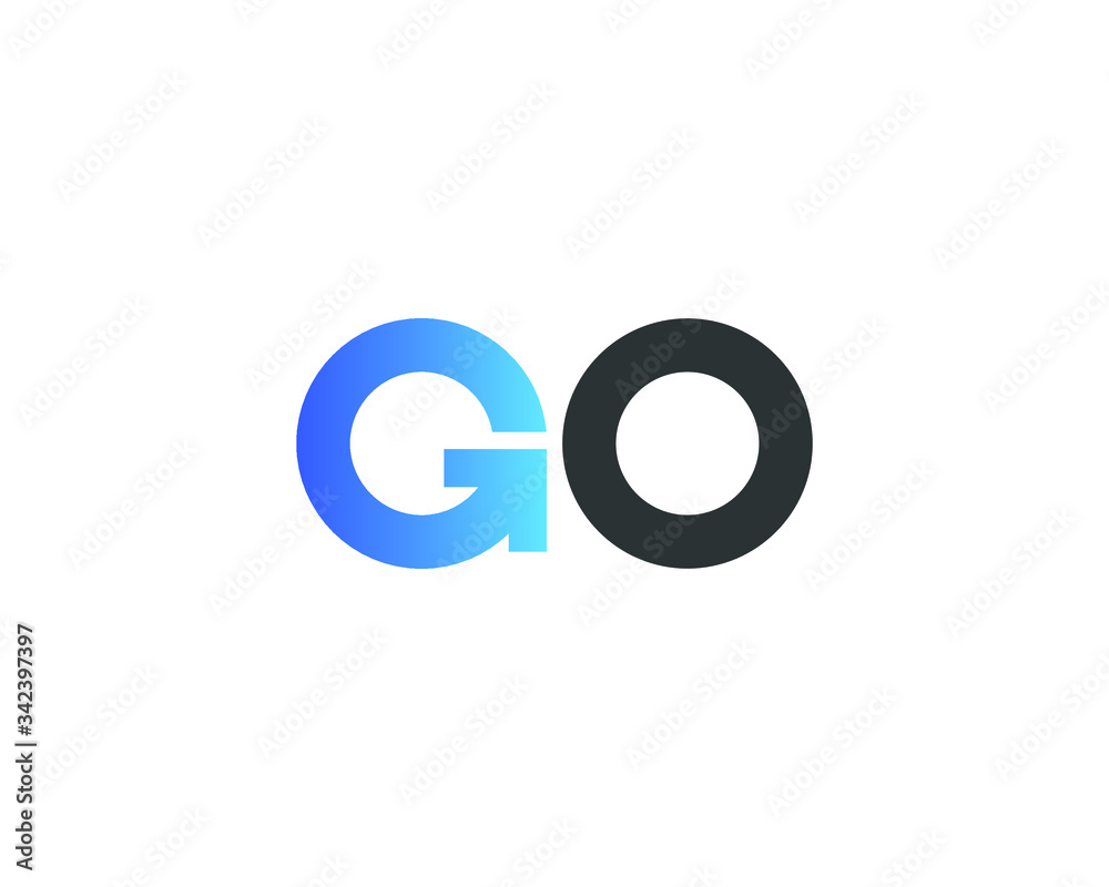 Go and G Letter Icon Vector Logo Template Illustration Design. Go and G Letter Icon Vector Logo Template Illustration Design.
