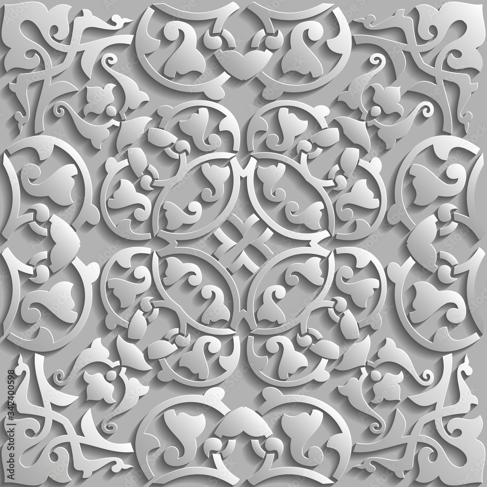 Background with seamless pattern in islamic style Background with seamless pattern in islamic style